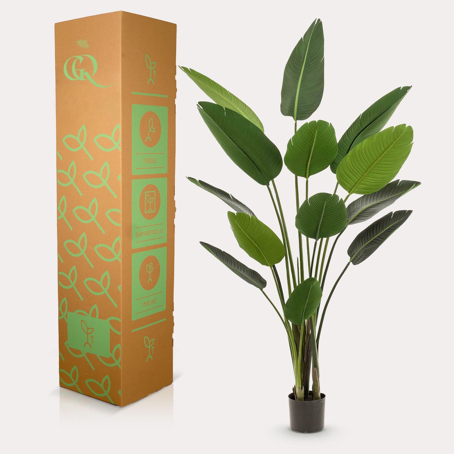 Kunstplant Strelitzia Nicolai Paradijsvogelbloem 190 - 230cm