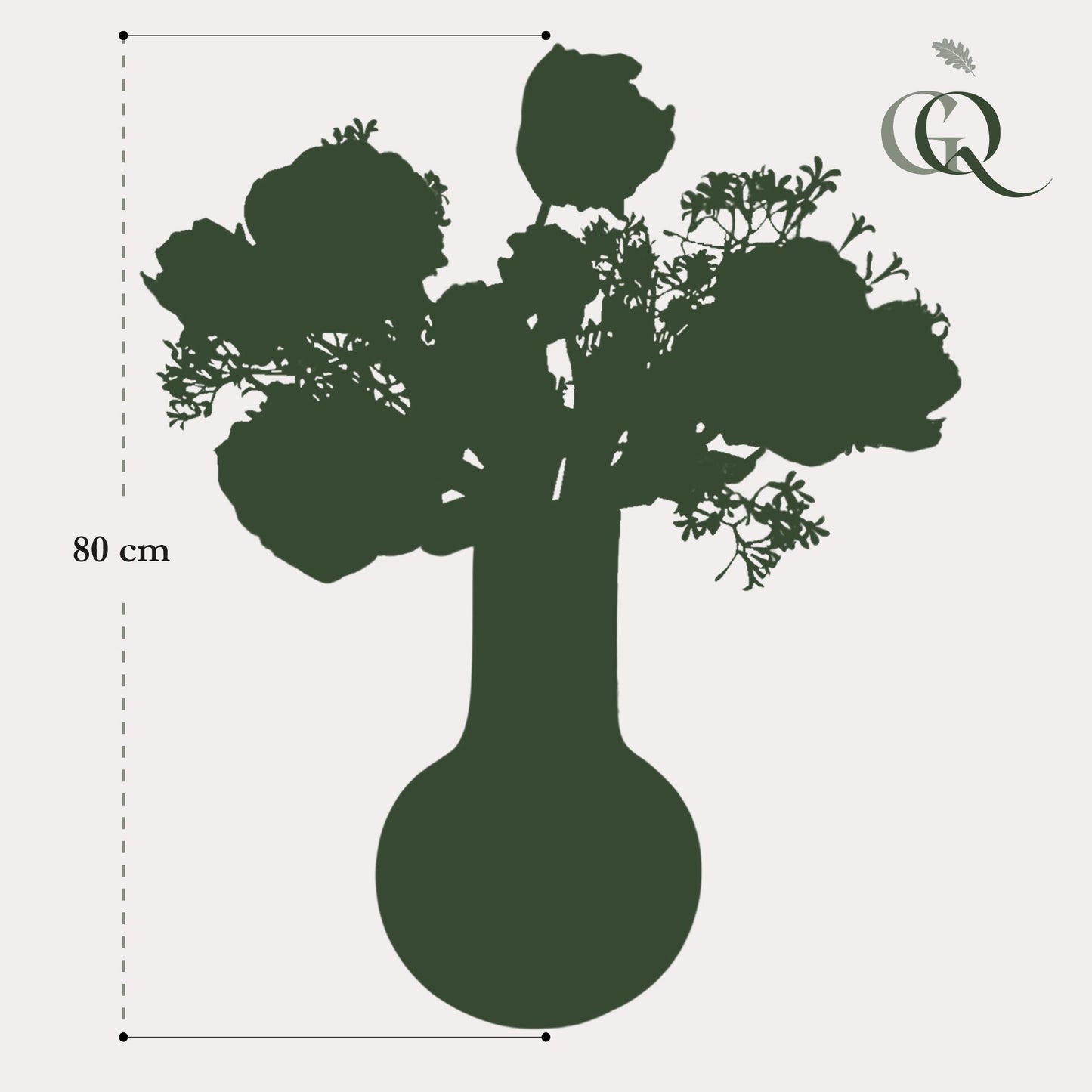 Boeket Romantic Glam - 80cm