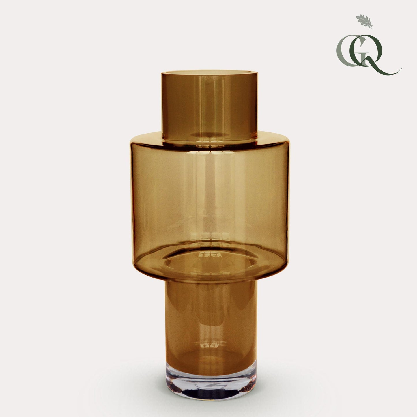 Vaas glas Juba - Cognac | H40 D20